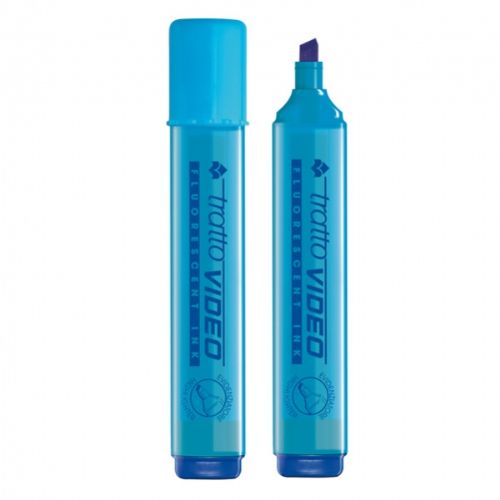 EVIDENZIATORI TRATTO VIDEO AZZURRO 05 F830205